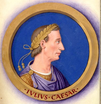 Descrizione dei dodici Cesari con le loro figure 1-Cesare da Jean Bourdichon